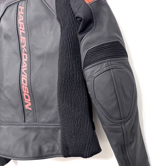 Harley-Davidson Women's Brawler Leather Jacket - 98007-21VW - Picture 9 of 12